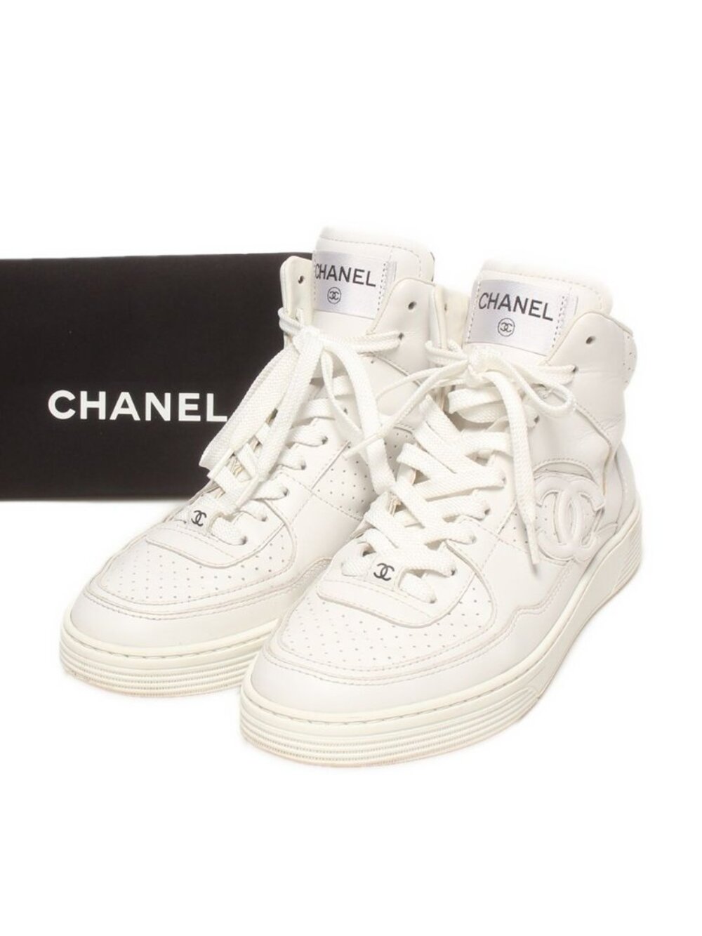 Chanel High Cut Sneakers